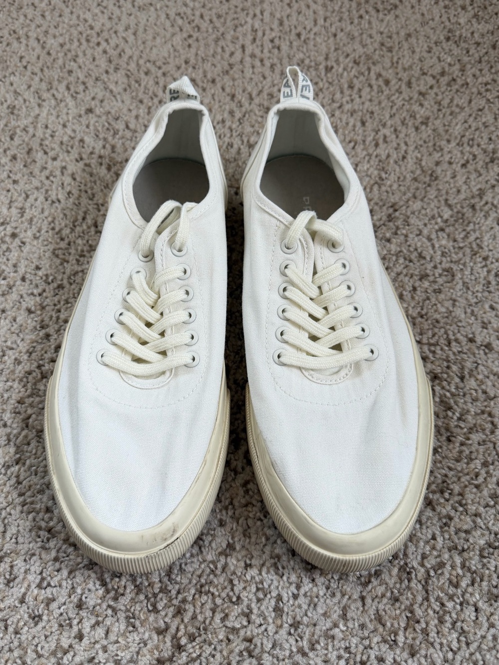 Everlane White Cream Washable Sneakers M8/W10